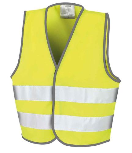 Result Core Kids Safety Vest - Fl. yellow - 10-12